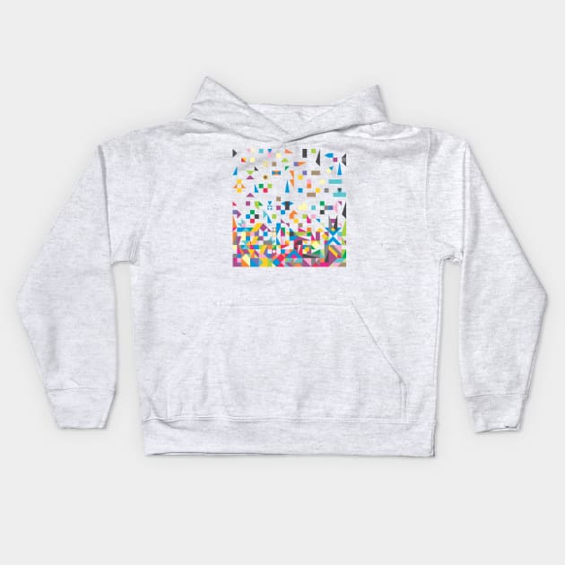 design Pattern collor Kids Hoodie by Mbededeng